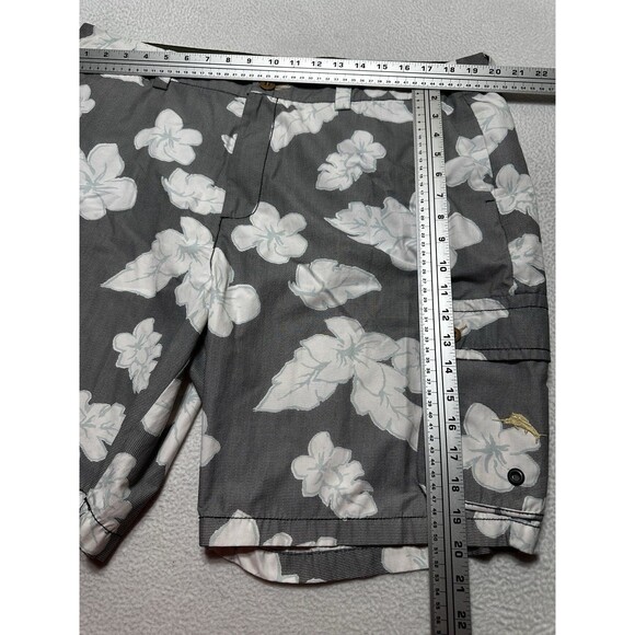 Tommy Bahama Mens Cargo Shorts Size 40 Tropical Print Pockets Casual Golf - Picture 6 of 10